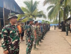 Semangat Kebersamaan Warnai Apel Pagi Satgas TMMD Kodim 1710/Mimika