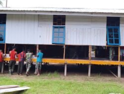 Gotong Royong Pembongkaran Dinding Gereja, Wujud Kebersamaan Satgas TMMD dan Warga