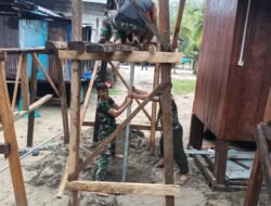 Satgas TMMD Kodim 1710/Mimika Mulai Pengerjaan Sumur Bor untuk Penuhi Kebutuhan Air Bersih Warga Keakwa