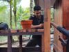 Memasuki Hari ke 23, Satgas TMMD Reg ke 128 Laksanakan Pembuatan Rangka Profil Tank di Kampung Keakwa