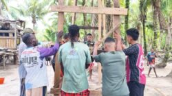 Satgas TMMD Kodim 1710/Mimika Mulai Pengerjaan Sumur Bor di RT 6 Kampung Keakwa