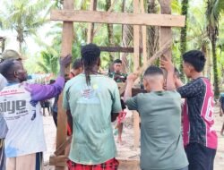 Satgas TMMD Kodim 1710/Mimika Mulai Pengerjaan Sumur Bor di RT 6 Kampung Keakwa