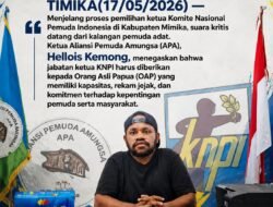Ketua APA Tegas: Kursi KNPI Harus untuk OAP, Bukan Titipan Parpol atau Balas Budi Politik