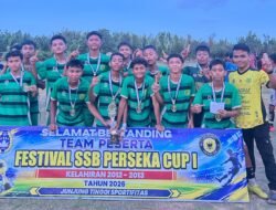 SSB Muda Sedia Dinobatkan Sebagai Juara I Festival SSB Perseka Cup I 2026