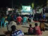 Warga Keakwa Antusias Nobar Film Bersama Satgas TMMD pada Malam Minggu