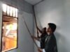 Pengerjaan Rumah Ibu Natalia Natipia Masuki Tahap Pengecatan Dinding Kamar