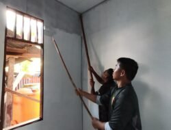 Pengerjaan Rumah Ibu Natalia Natipia Masuki Tahap Pengecatan Dinding Kamar