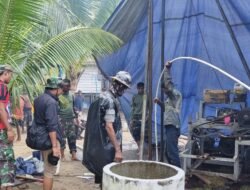 Progres Pembangunan Sumur Bor TMMD Ke-128 Terus Dikebut