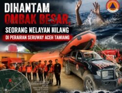 Dihantam Ombak Besar, Seorang Nelayan Hilang di Perairan Seruway Aceh Tamiang