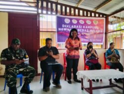Perdakhi , Tokoh Masyarakat Nawaripi Deklarasi Kampung Nawaripi Bebas Malaria Tahun 2030