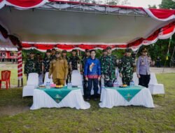 Danlanud Yohanis Kapiyau, Hadiri Penutupan TMMD Reguler ke 128 di Kampung Keakwa.