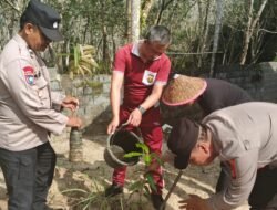Dukung Program Presiden RI, Polda Sumsel Laksanakan Penghijauan dan Korve Serentak di Aspol